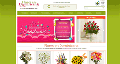 Desktop Screenshot of floresendominicana.com